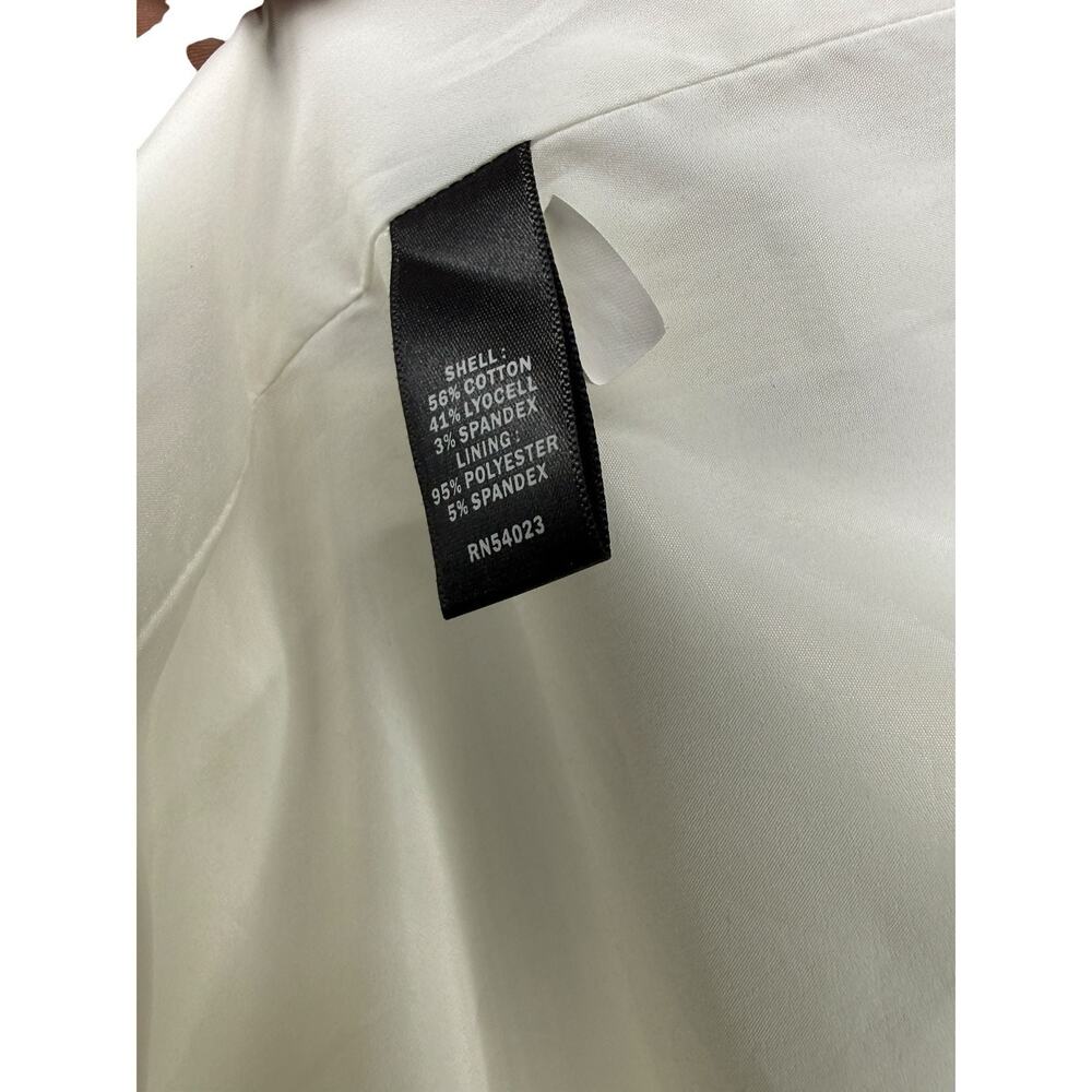 Black Republic Sleeveless Sheath Dress, Cream White Midi, Women's Size 10 - Picture 2 of 4